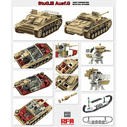 Rye Field Model Maquette Char Stug Iii Ausf. G Early Production W/full Interior