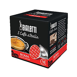 BIALETTI Boîte de 16 capsules 'roma gusto forte'