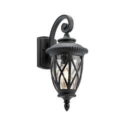 Elstead Lighting Applique murale extérieur Admirals Verre Noir texturé