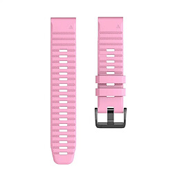 Avis Wewoo Bracelet pour montre connectée Garmin Fenix 6 22mm Silicone Smart Watch de remplacement Rose