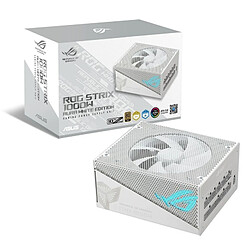 Bloc d'Alimentation Asus ROG -STRIX-1000G-AURA 1000 W 80 Plus Gold Blanc