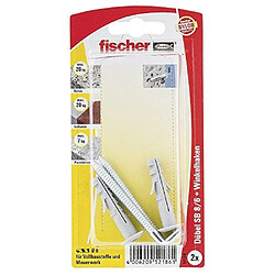 Fischer 52186 Lot de 2 Chevilles SB 8/6 K