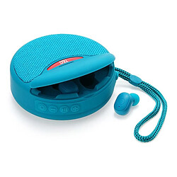 Yonis Mini Enceinte Bluetooth 2 en 1 Avec Fonction Casque Sans Fil Son Incroyable et Appels Mains Libres