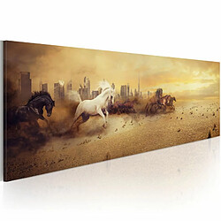 Paris Prix Tableau Imprimé City of Stallions 40 x 120 cm 