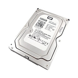 Disque Dur 500Go SATA 3.5 Western Digital WD5000AAKX-00ERMA0 7200rpm 16Mo