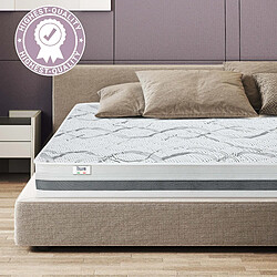 Avis The White Stone Matelas Simple 100x200 à mémoire de forme | Premium Quality | Hauteur 25 cm | Made in Italy