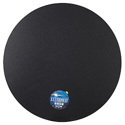 Alterego Plateau de table 'LIMULE' rond noir - Ø 68 cm