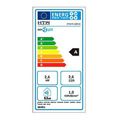 Climatiseur mobile monobloc 2600w 16m2 - htw-pc-026p26 - HTW