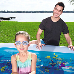 Avis Piscine Gonflable Pour Enfants Bestway Undersea Adventure 262x175x51 cm 2 Lunettes 3D et Trésor