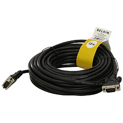 Avis Seven 7 Belkin Cable moniteur VGA 15m, HD-15 male/male, vis à oreilles, toronné