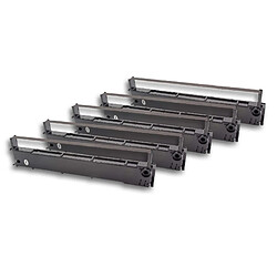 5 x bande d'encrage vhbw de type SP800 pour imprimante matricielle Wincor Nixdorf 3100, C1200 CT, Highprint 3100, P 500, SP 500, T1200 CT. 