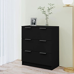 Avis Maison Chic Buffet,Meuble de Rangement,commode pour salon,Cuisine noir 60x30x70 cm bois d'ingénierie -MN90544