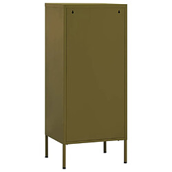 Acheter vidaXL Armoire de rangement Vert olive 42,5x35x101,5 cm Acier