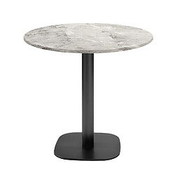 Restootab Table Ø70cm - modèle Round marbre de trevisse