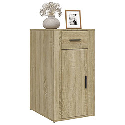 Avis vidaXL Armoire de bureau Chêne sonoma 40x49x75 cm Bois d'ingénierie