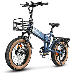 Avis SAMEBIKE XWLX09-II Vélo électrique - moteur 1000W batterie 48V15AH autonomie 65KM frein à disque hydraulique - Bleu