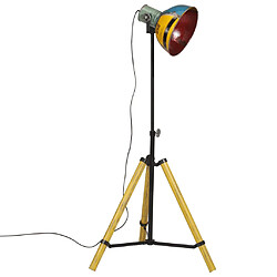 vidaXL Lampadaire 25 W multicolore 75x75x90-150 cm E27