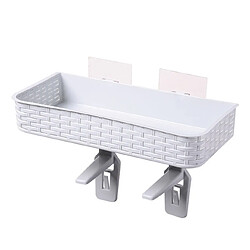 Wewoo Étagère Salle De Bains De Stockage Toilette Panier De De Multi-usages Pâte Sans Ongles Forte Cuisine Boîte De Rangement En Plastique Gris Bleu 