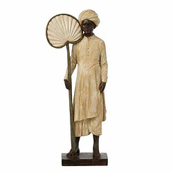 Paris Prix Statue Déco en Résine Indien Debout 40cm Beige