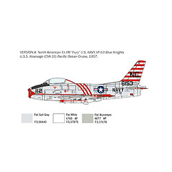 Avis Italeri Maquette Avion North American Fj-2/3 Fury