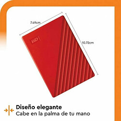 Acheter Disque Dur Externe Western Digital My Passport 2 To Rouge