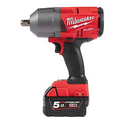 Milwaukee - Boulonneuse à chocs M18 FUEL 18 V Li-Ion 5.0 Ah 1017 Nm 1/2" avec fixation à bille - M18 FHIWP12-502X