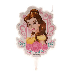 BOUGIE 2D ANNIVERSAIRE BELLE 7,5 CM 