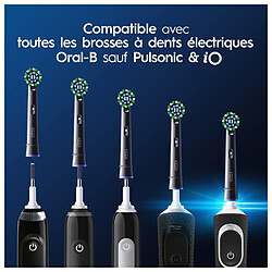 Oral-B Pro Cross Action Noire Brossettes Pour Brosse À Dents, 4 Unités pas cher