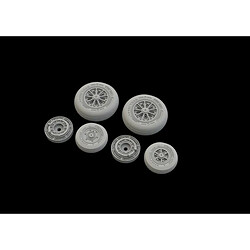 F-104 wheels late for Kinetic - 1:48e - Eduard Accessories 