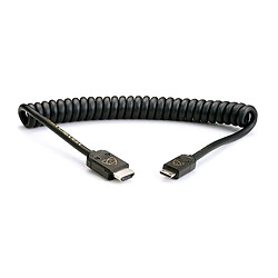 atomos 4 K60 C4 Câble Mini HDMI 40 cm, Cast Connector 80 cm Extended (Noir) 