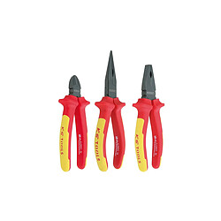 Jeu de pinces isolés KS TOOLS Ergotorque - 3 pcs - 117.1110 KS TOOLS 117.1110 Jeu de 3 pinces isolées ERGOTORQUE