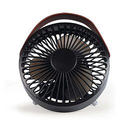 Livoo Ventilateur de table design USB noir