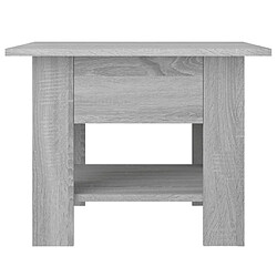 Acheter vidaXL Table basse Sonoma gris 55x55x42 cm bois d'ingénierie