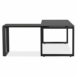 Avis Paris Prix Bureau Design Abigano 170cm Noir