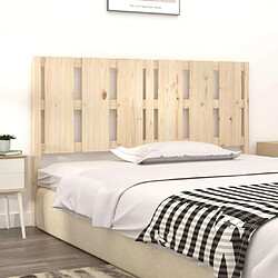 Avis Maison Chic Tête de lit scandinave pour lit adulte,Meuble de chambre 155,5x4x100 cm Bois massif de pin -MN64283