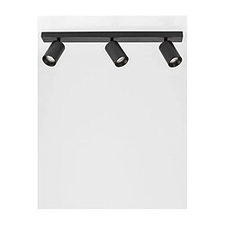 NOVA LUCE Plafonnier TOD Sable Noir GU10 3x10 W L55