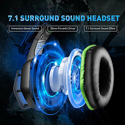 Acheter Chrono Casque de Jeu NUBWO PS4, N7 stéréo Xbox One, Casque Filaire PC Gaming avec Microphone à réduction de Bruit, Casque Over-Ear pour PC, Mac, Playstation 4, Xbox One, Android et iPhone Noir