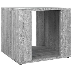 vidaXL Table de chevet Sonoma gris 41x40x36 cm Bois d'ingénierie