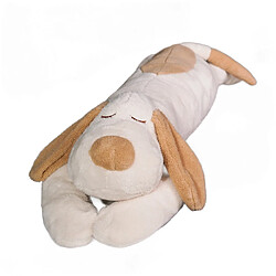 Universal 90 cm géant mignon doux vers le bas coton chien peluche coussin poupée peluche bébé coussin de sommeil accompagner petite amie | animaux en peluche (beige) 