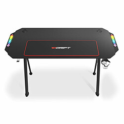 Bureau Gaming DRIFT DRDZ175RGB Noir 120 x 60 cm 