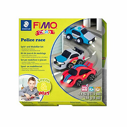 STAEDTLER Coffret modelage enfant - pâte polymère - voitures de police