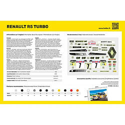 Heller Maquette Voiture Maquette Camion Renault R5 Turbo