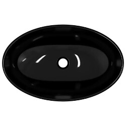 Acheter vidaXL Lavabo Verre trempé 54,5x35x15,5 cm Noir