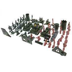 Enfants Jouet Soldat de l'Armée Militaire modèle 97pcs 5cm Soldat en Plastique Armée Figures Playset Pour Modèle Armée Scène de Sable