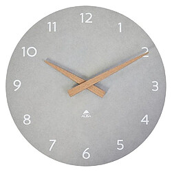 Alba Horloge murale Scandy Ø 30 cm - À quartz - gris