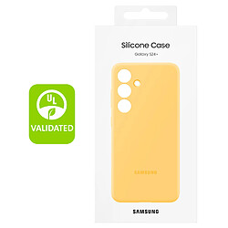 Coque en silicone pour Samsung Galaxy S24+ Jaune pas cher