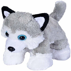 Wild Republic - 18085 - Peluche - Hug'ems - Chien Husky - 18 cm