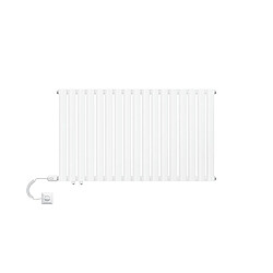 ML-Design Radiateur électrique blanc 1020x600 mm simple couche + elément chauffant 300W