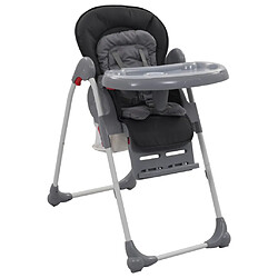 vidaXL Chaise haute pour bébé Gris