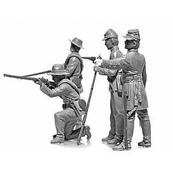 Icm Figurine Mignature American Civil War Confederate Infantry